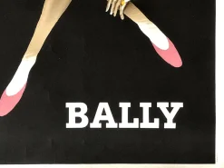Hot Pamono Arches Paper Poster of Bally Shoes / Blonde Woman by Bernard Villemot, 1982