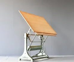 Pamono Architect's Drawing Board by Kuhlmann, 1950s> Worktables & Workbenches