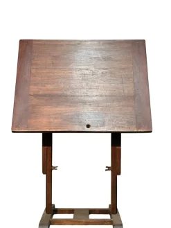 Clearance Pamono Architects Table in Walnut, 1890s