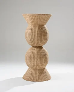 Pamono Ares Column in Rattan from Heaps & Woods, 2010s> Pedestals And Columns