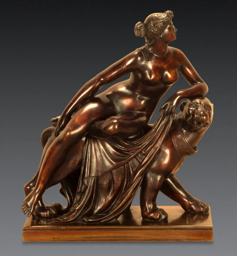 Pamono Ariadne and the Panther, 1830, Bronze> Sculpture