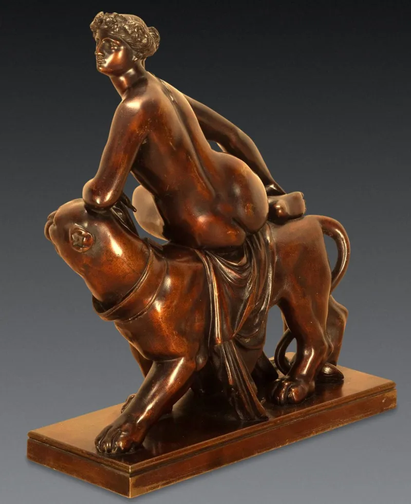 Pamono Ariadne and the Panther, 1830, Bronze> Sculpture