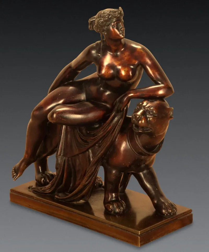 Pamono Ariadne and the Panther, 1830, Bronze> Sculpture