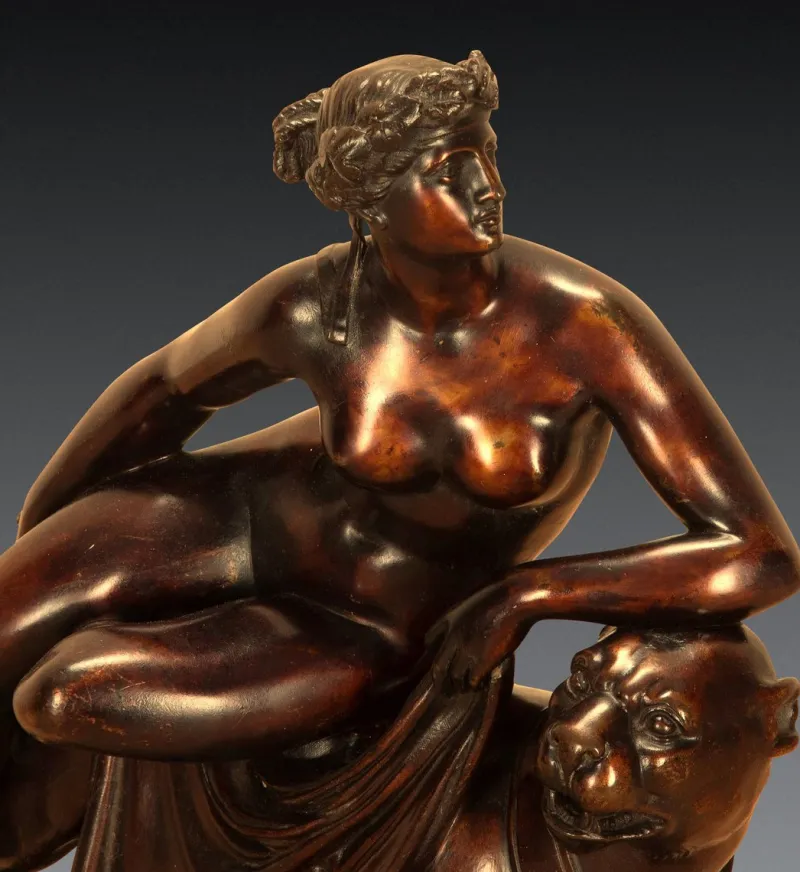 Pamono Ariadne and the Panther, 1830, Bronze> Sculpture