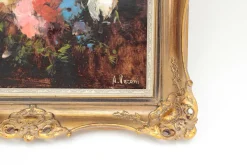 Pamono Armando Peroni, Still Life, 1950s, Oil on Canvas, Framed><noscript><img width=