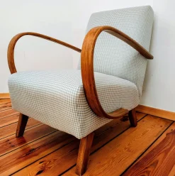 Pamono Armchair attributed to Jendrich Halabala for Up Závody, Former Czechoslovakia, 1950s><noscript><img width=