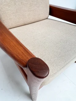 Pamono Armchair in Wood from Dyrlund, 1960s><noscript><img width=