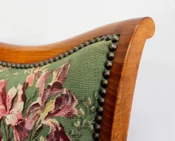 Pamono Armchairs and Chippendale Table in Solid Beech, 1950s, Set of 3><noscript><img width=