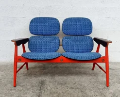 Pamono Armchairs, Sofa and Coffee Table by Marco Zanuso for Poltronova, 1960s, Set of 4