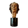 Pamono Arno Breker, Bust of Salvador Dalí, 1975, Bronze with Marble Base> Sculpture