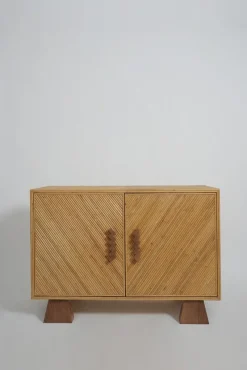 Pamono Arrabida Rattan and Walnut Sideboard by Barracuda Interiors> Storage