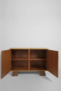 Pamono Arrabida Rattan and Walnut Sideboard by Barracuda Interiors><noscript><img width=