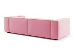 New Pamono Arraigo Sofa in Pink Velvet by Moanne
