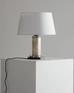 Discount Pamono Art Deco Alabaster Lamp, 1930s