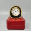 Pamono Art Deco Alarm Clock 24k Gold Plated from Cartier, 1980s> Clocks