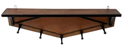 New Pamono Art Deco Amsterdam School Wall Coat Rack, 1920s
