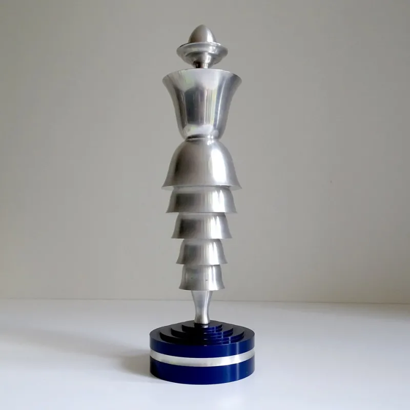 Outlet Pamono Art Deco Artist, Modernist Sculpture, Signed, 1939, Metal