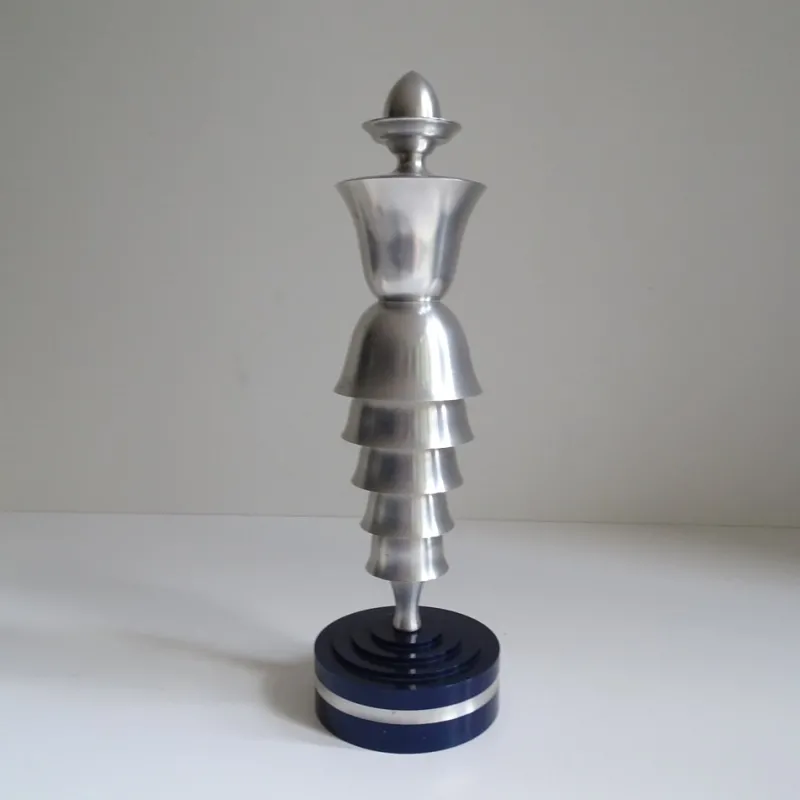 Outlet Pamono Art Deco Artist, Modernist Sculpture, Signed, 1939, Metal