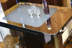 Pamono Art Deco Bar Trolley, 1940s><noscript><img width=