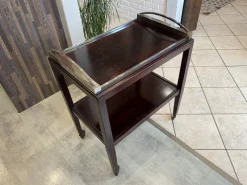 Pamono Art Deco Bar Trolley with Removable Tray, 1930s><noscript><img width=