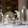Pamono Art Deco Bauhaus Coffee & Tea Service by Atelier Mayer for Hutschenreuther WMF, 1930s, Set of 4> Coffee & Tea Service