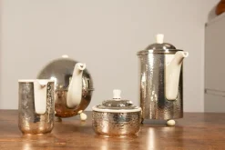 Pamono Art Deco Bauhaus Coffee & Tea Service by Atelier Mayer for Hutschenreuther WMF, 1930s, Set of 4> Coffee & Tea Service