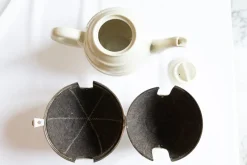 Pamono Art Deco Bauhaus Coffee & Tea Service by Atelier Mayer for Hutschenreuther WMF, 1930s, Set of 4><noscript><img width=