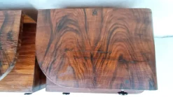 Pamono Art Deco Bedside Tables by Jindrich Halabala, 1940s, Set of 2><noscript><img width=