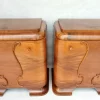 Pamono Art Deco Bedside Tables by Jindrich Halabala for Up Závody, 1930s, Set of 2> Nightstands