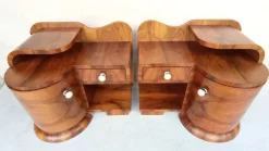 Discount Pamono Art Deco Bedside Tables by Jindřich Halabala for Up Závody, 1930s, Set of 2