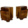 Best Pamono Art Deco Bedside Tables, Czechoslovakia, 1940s, Set of 2