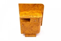 Best Pamono Art Deco Bedside Tables, Poland, 1930s, Set of 2
