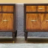 Pamono Art Deco Bedside Tables, 1920s, Set of 2> Nightstands