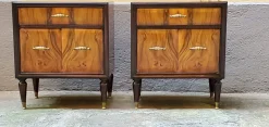Pamono Art Deco Bedside Tables, 1920s, Set of 2> Nightstands