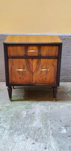 Pamono Art Deco Bedside Tables, 1920s, Set of 2><noscript><img width=