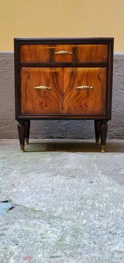 Pamono Art Deco Bedside Tables, 1920s, Set of 2><noscript><img width=