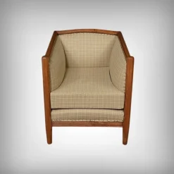 Pamono Art Deco Beech Armchair, 1930s> Lounge Chairs & Armchairs