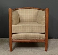 Pamono Art Deco Beech Armchair, 1930s><noscript><img width=