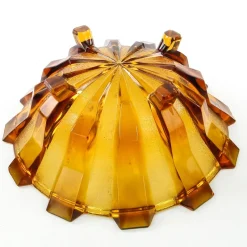 Pamono Art Deco Belgian Bowl by Val Saint Lambert, 1950s><noscript><img width=