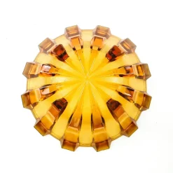 Pamono Art Deco Belgian Bowl by Val Saint Lambert, 1950s><noscript><img width=