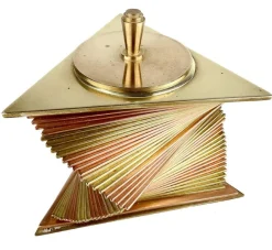 Discount Pamono Art Deco Box in Copper and Brass by John Otar, 1930s