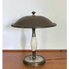 Outlet Pamono Art Deco Brass and Marble Table Lamp, 1930s