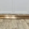 Pamono Art Deco Brass, Copper & Green Leather Club Fender> Fireplaces And Mantels