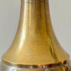 Pamono Art Deco Brass Vases from KMD Daalderop, Tiel, Holland, 1919, Set of 2><noscript><img width=