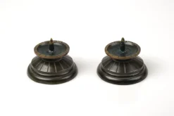 Best Pamono Art Deco Bronze Candleholders, Denmark, 1930s, Set of 2