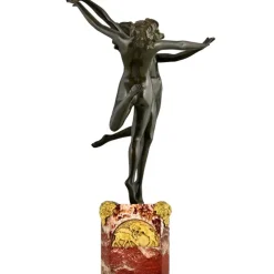 Online Pamono Art Deco Bronze Sculpture Dancing Nudes Country Dance by Claire Colinet, France, 1925