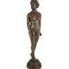 Hot Pamono Art Deco Bronze Sculpture of a Standing Nude by Wilhelm Oskar Prack, 1930s