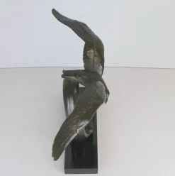 Clearance Pamono Art Deco Bronze Sculpture by Ouline, 1930s