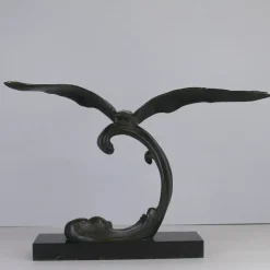 Clearance Pamono Art Deco Bronze Sculpture by Ouline, 1930s