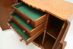 Online Pamono Art Deco Burr Walnut Cabinet from Harry and Lou Epstein, 1930s